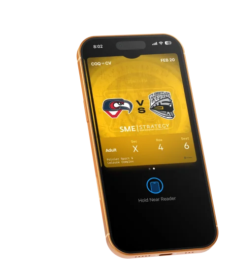 TicketSnap wallet pass on iPhone